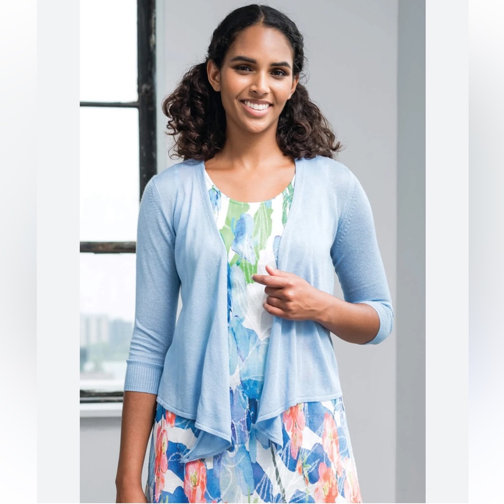 ALISON SHERI
TIE FRONT CARDIGAN STYLE STYLE A41048 NWOT